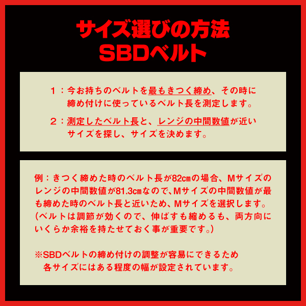 【美品】SBD パワーリフティングベルト　XL